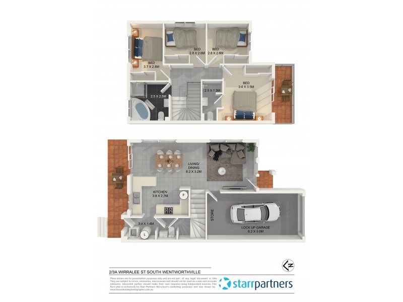 2/3A Wirralee Street, South Wentworthville NSW 2145 Floorplan