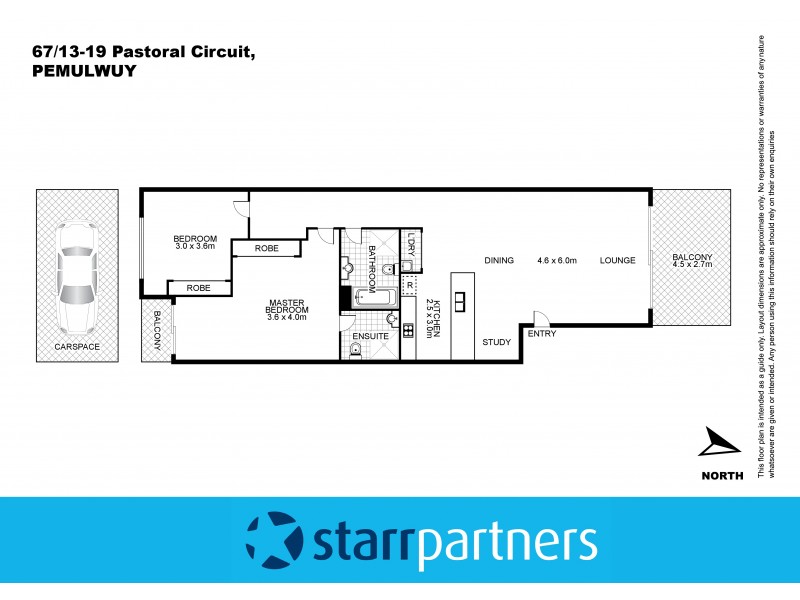 67/13-19 Pastoral Circuit, Pemulwuy NSW 2145 Floorplan