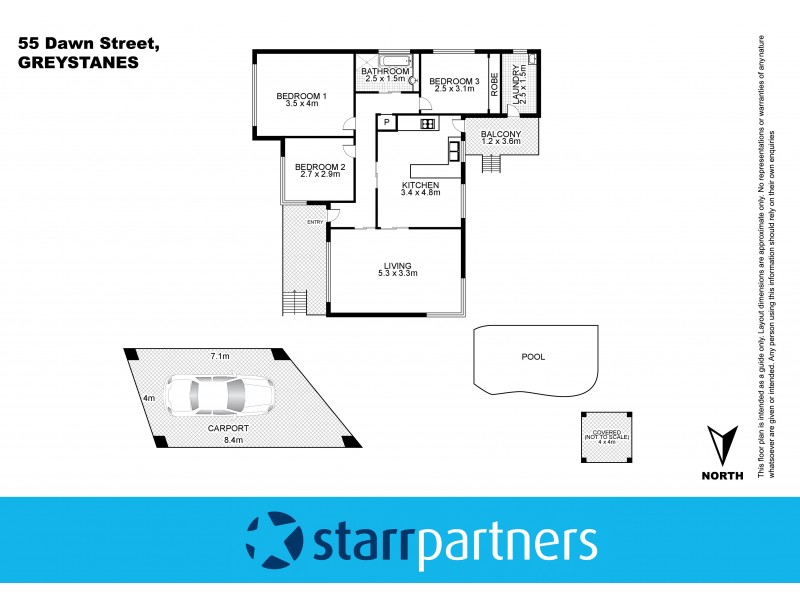 55 Dawn Street, Greystanes NSW 2145 Floorplan