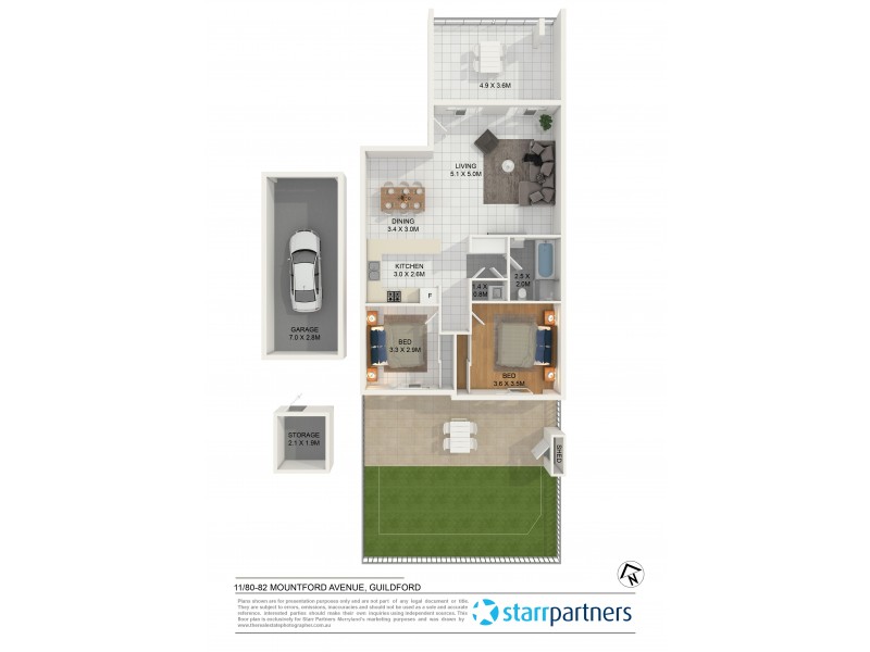 11/80-82 Mountford Avenue, Guildford NSW 2161 Floorplan