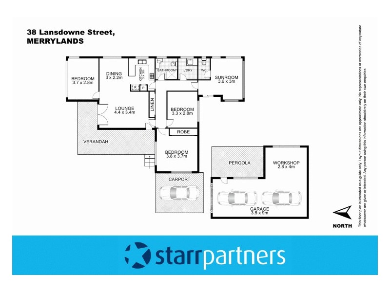38 Lansdowne Street, Merrylands NSW 2160 Floorplan