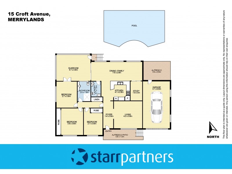 15 Croft Avenue, Merrylands NSW 2160 Floorplan