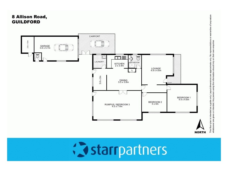8 Allison Road, Guildford NSW 2161 Floorplan
