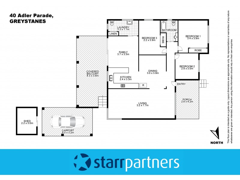 40 Adler Parade, Greystanes NSW 2145 Floorplan