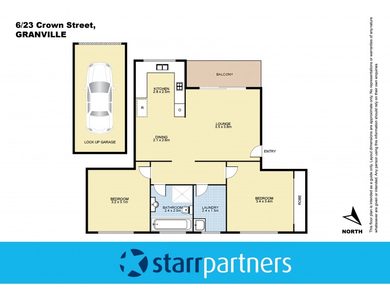6/23 Crown Street, Granville NSW 2142 Floorplan