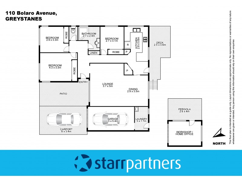 110 Bolaro Avenue, Greystanes NSW 2145 Floorplan