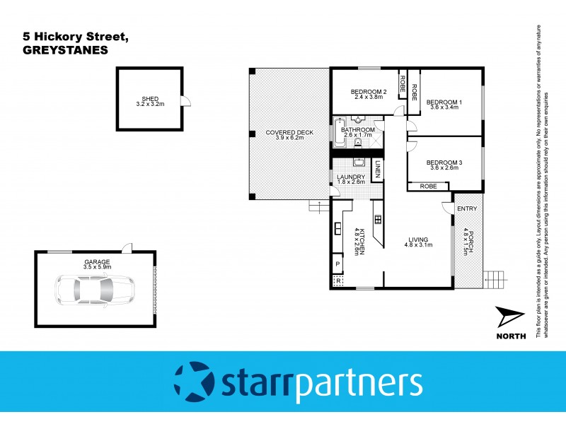 5 Hickory Street, Greystanes NSW 2145 Floorplan