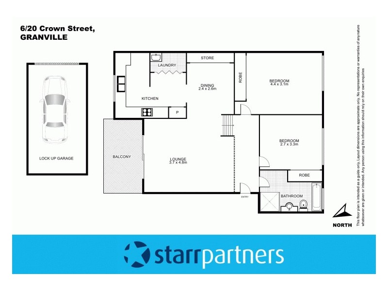 6/20 Crown Street, Granville NSW 2142 Floorplan