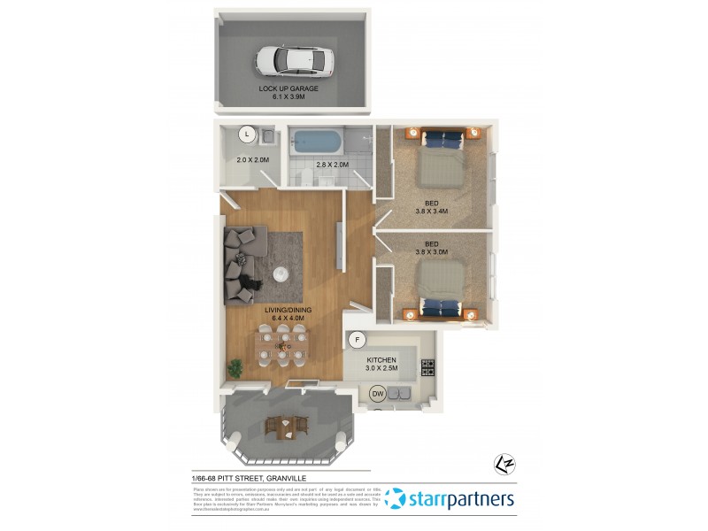 1/66-68 Pitt Street, Granville NSW 2142 Floorplan