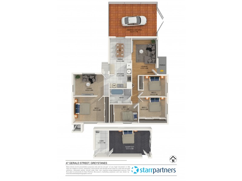 47 Gerald Street, Greystanes NSW 2145 Floorplan