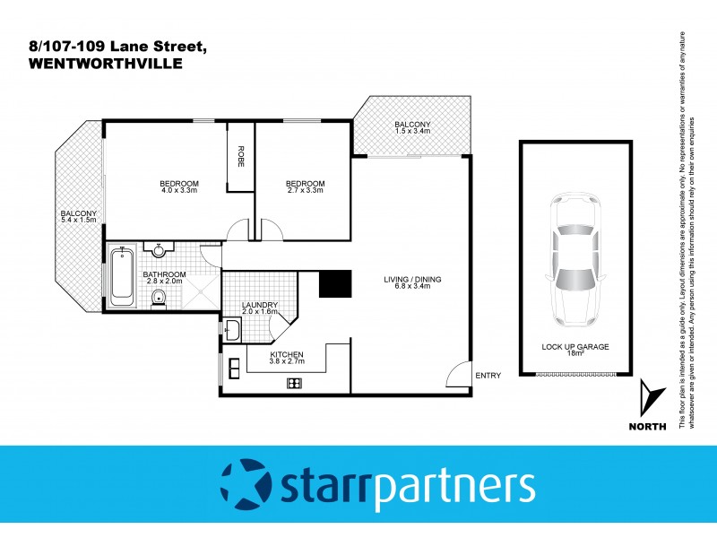 8/107-109 Lane Street, Wentworthville NSW 2145 Floorplan