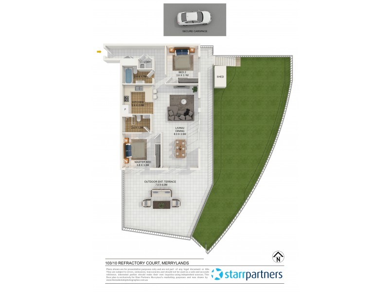 103/10 Refractory Court, Merrylands NSW 2160 Floorplan