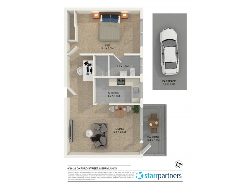 6/26-28 Oxford Street, Merrylands NSW 2160 Floorplan