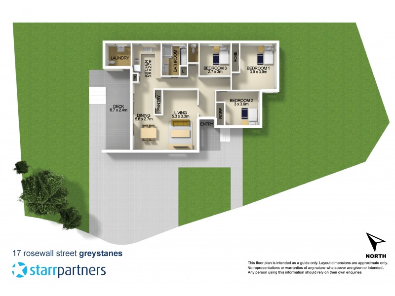 17 Rosewall Street, Greystanes NSW 2145 Floorplan