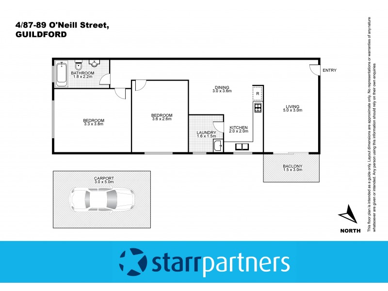 4/87-89 O’Neill Street, Guildford NSW 2161 Floorplan