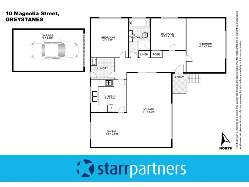 10 Magnolia Street, Greystanes NSW 2145 Floorplan