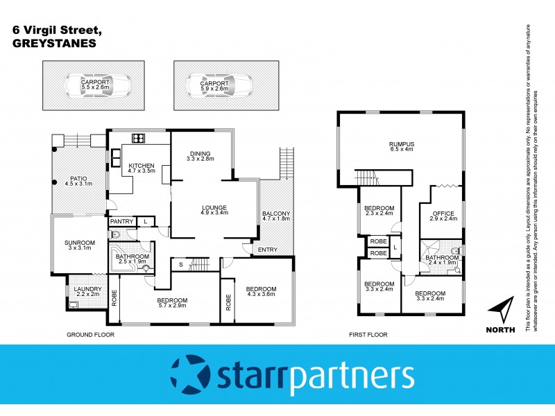 6 Virgil Street, Greystanes NSW 2145 Floorplan
