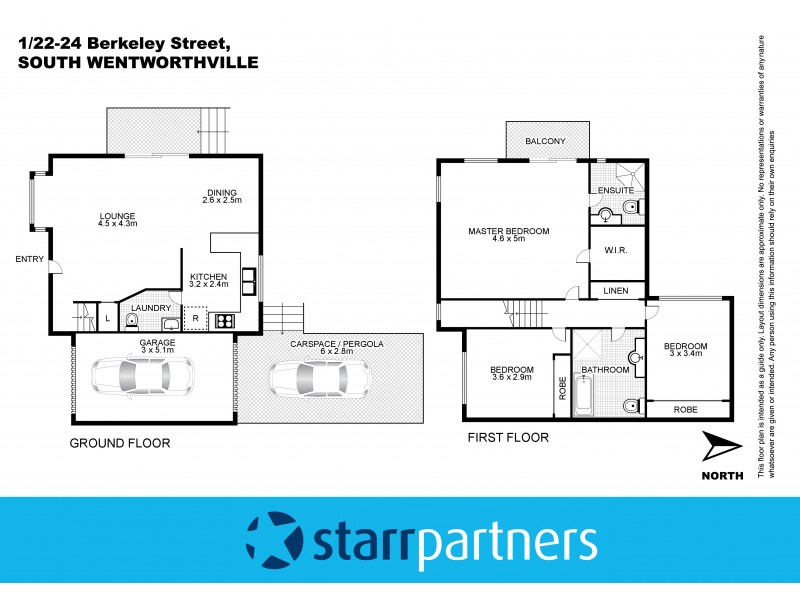 1/22-24 Berkeley Street, South Wentworthville NSW 2145 Floorplan