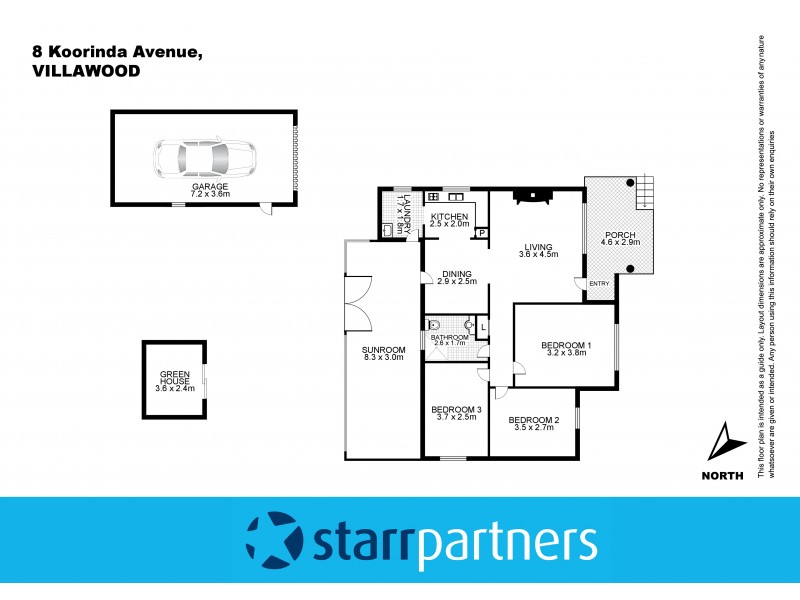 8 Koorinda Avenue, Villawood NSW 2163 Floorplan