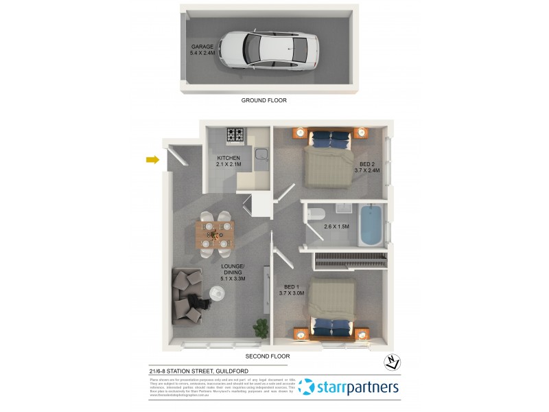 21/6-8 Station Street, Guildford NSW 2161 Floorplan