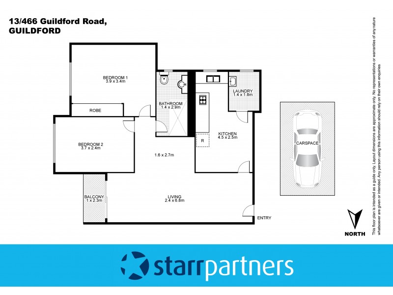 13/466 Guildford Road, Guildford NSW 2161 Floorplan