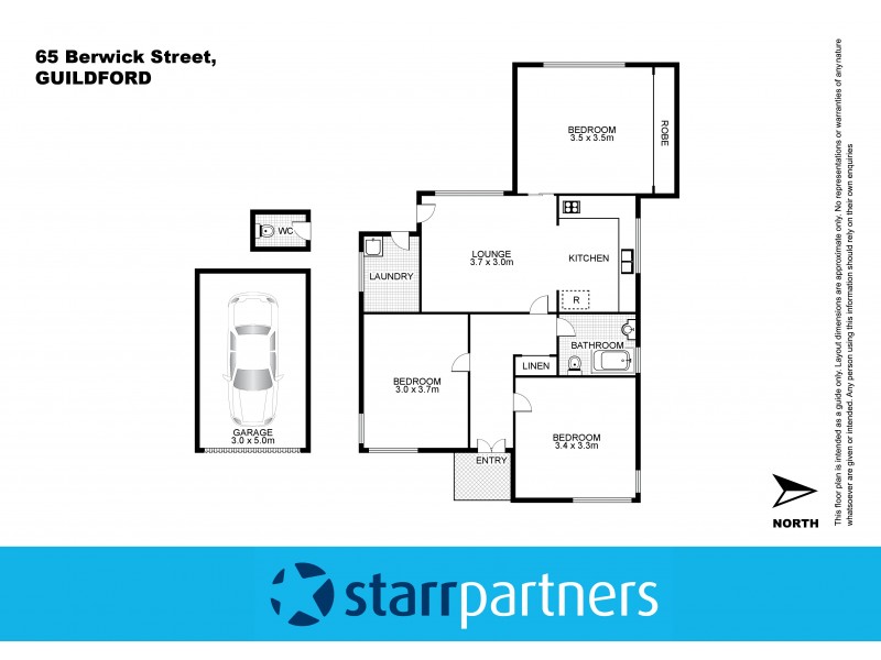 65 Berwick Street, Guildford NSW 2161 Floorplan