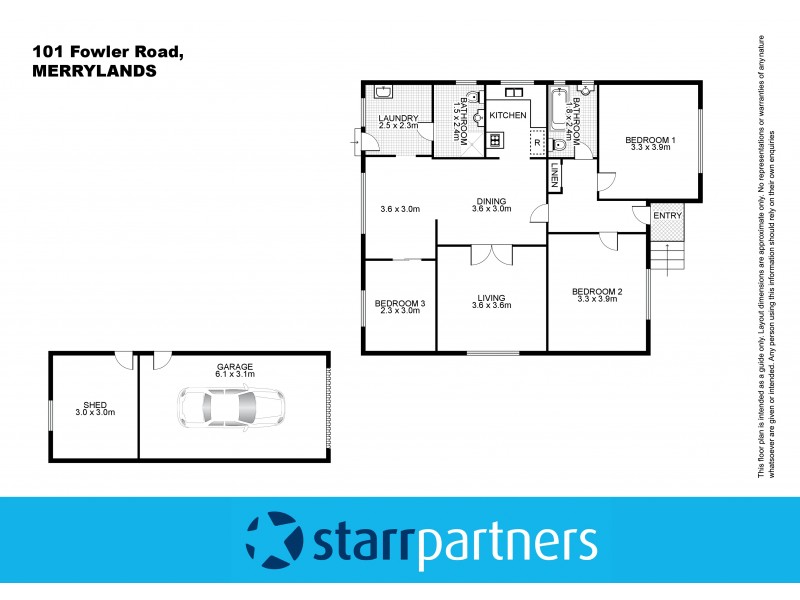 101 Fowler Road, Merrylands NSW 2160 Floorplan