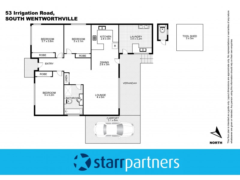 53 Irrigation Road, South Wentworthville NSW 2145 Floorplan