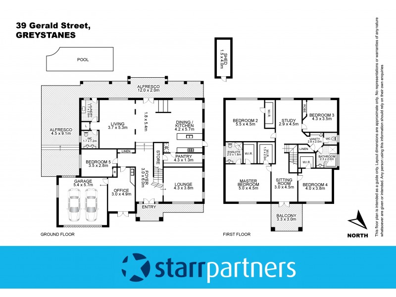 39 Gerald Street, Greystanes NSW 2145 Floorplan