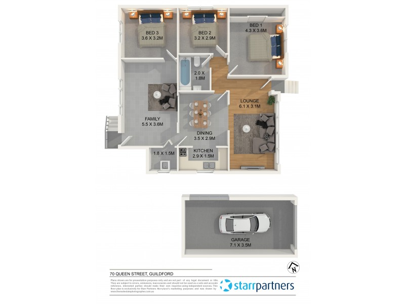 70 Queen Street, Guildford NSW 2161 Floorplan
