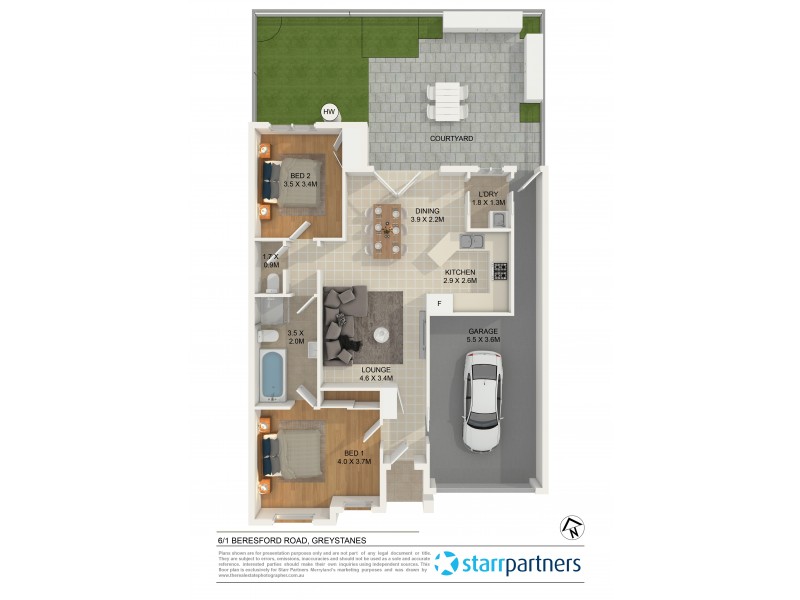 6/1 Beresford Road, Greystanes NSW 2145 Floorplan