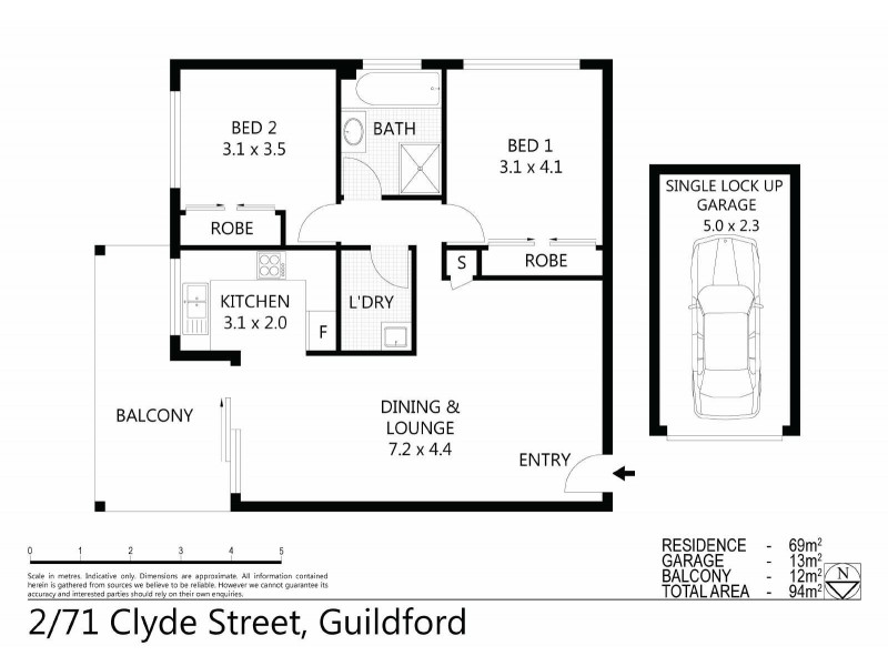 2/71 Clyde Street, Guildford NSW 2161