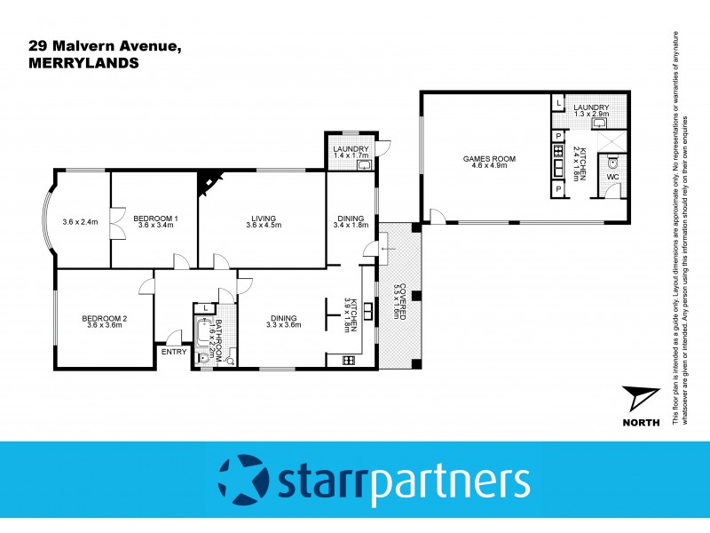 29 Malvern Avenue, Merrylands NSW 2160 Floorplan
