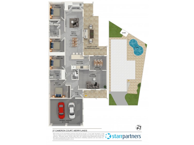 27 Cameron Court, Merrylands NSW 2160 Floorplan