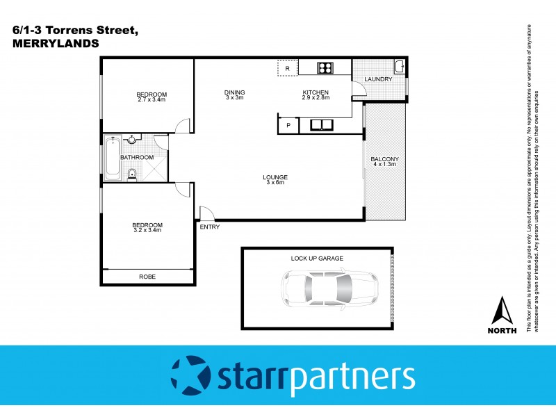 6/1-3 Torrens Street, Merrylands NSW 2160 Floorplan