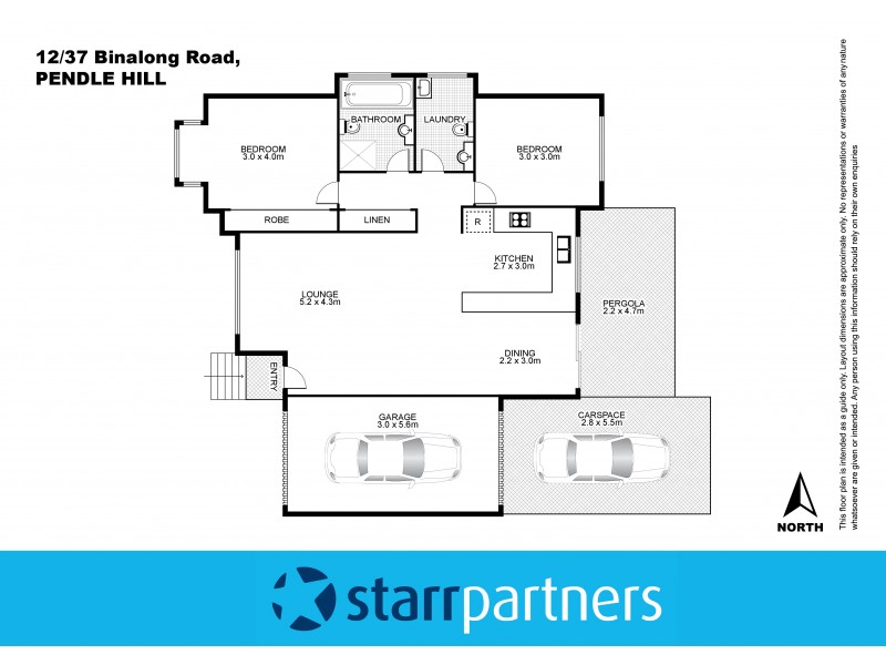12/37 Binalong Road, Pendle Hill NSW 2145 Floorplan