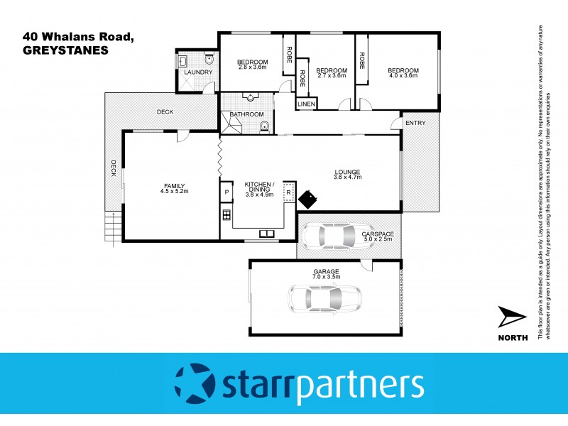 40 Whalans Road, Greystanes NSW 2145 Floorplan