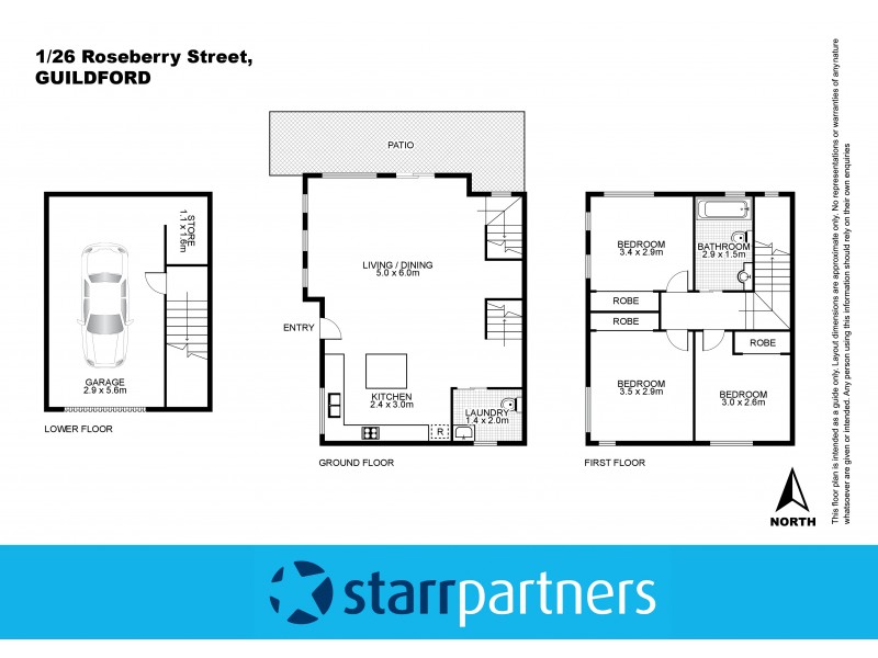 1/26 Rosebery Road, Guildford NSW 2161 Floorplan