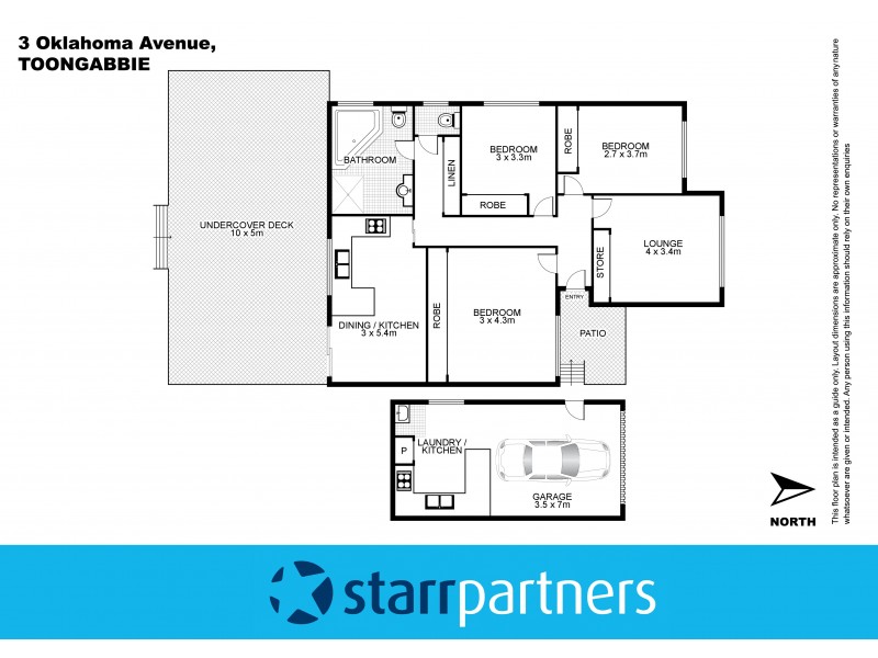 3 Oklahoma Avenue, Toongabbie NSW 2146 Floorplan