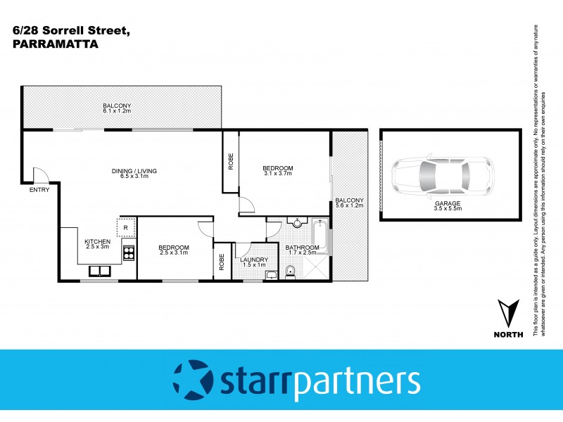 6/28 Sorrell Street, North Parramatta NSW 2151 Floorplan
