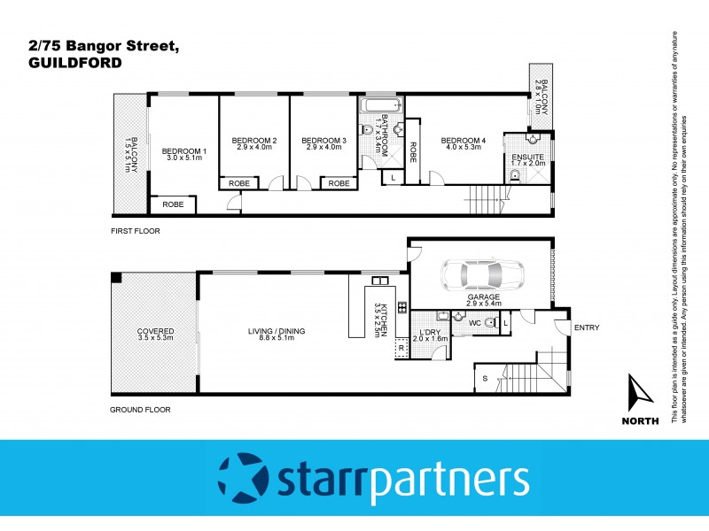 2/75 Bangor Street, Guildford NSW 2161 Floorplan