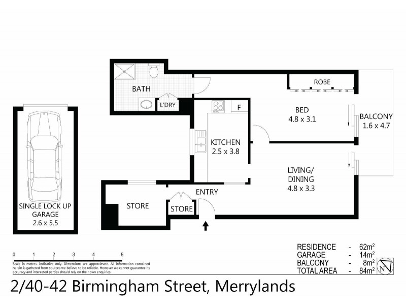 2/40 Birmingham Street, Merrylands NSW 2160