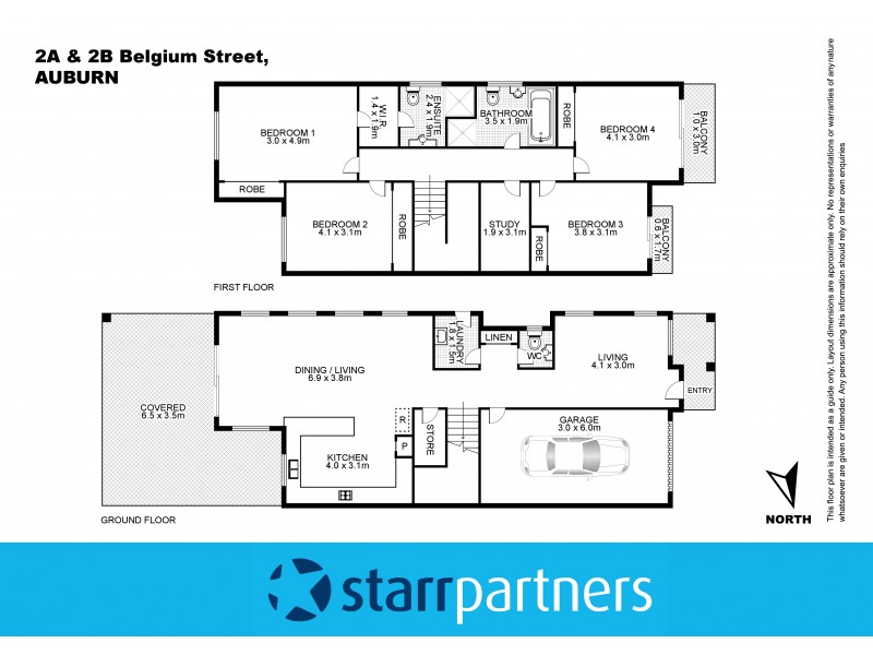 2A & 2B Belgium Street, Auburn NSW 2144 Floorplan