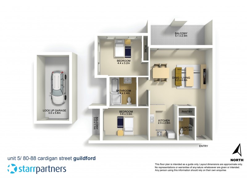 5/80-88 Cardigan Street, Guildford NSW 2161 Floorplan