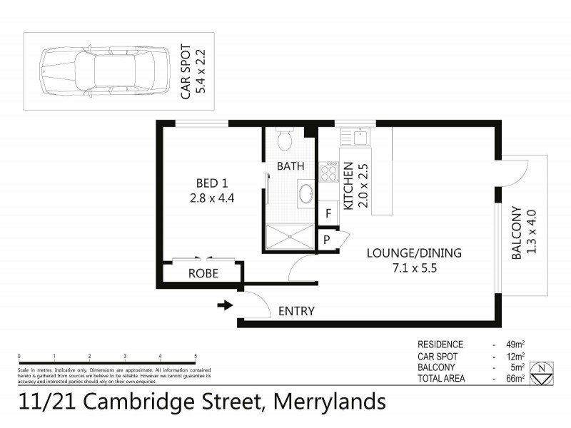 11/21 Cambridge Street, Merrylands NSW 2160