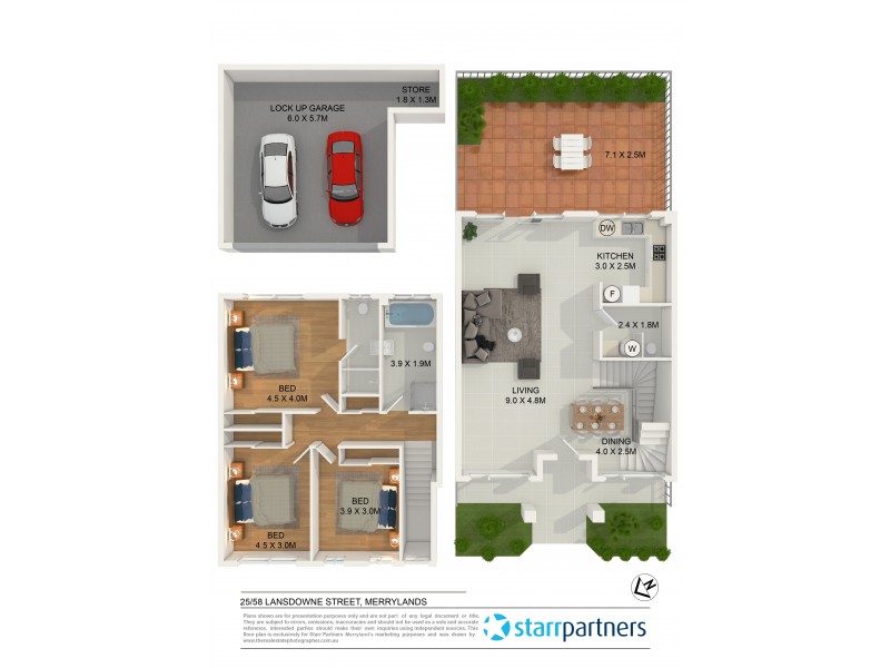 25/58 Lansdowne Street, Merrylands NSW 2160 Floorplan