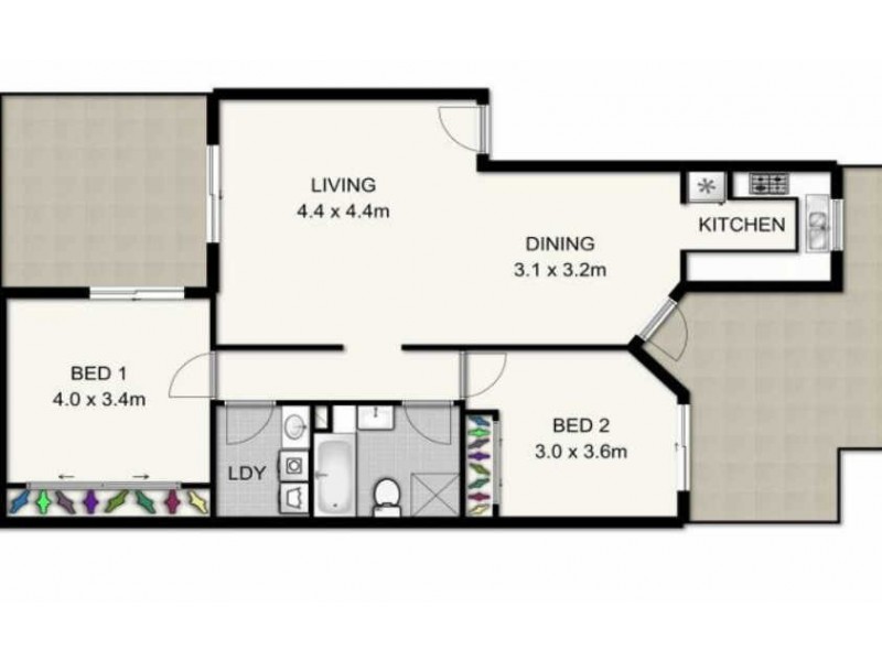 10/105 STAPLETON STREET, Pendle Hill NSW 2145 Floorplan