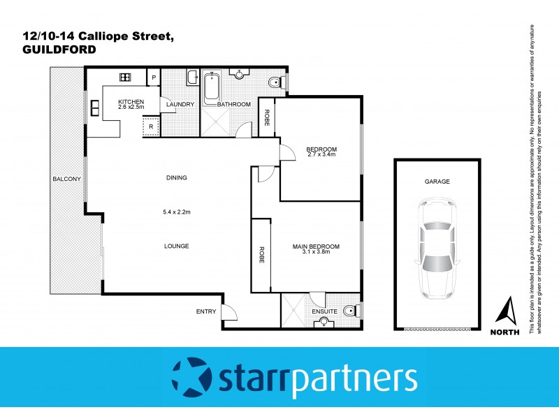 12/10-14 Calliope Street, Guildford NSW 2161 Floorplan
