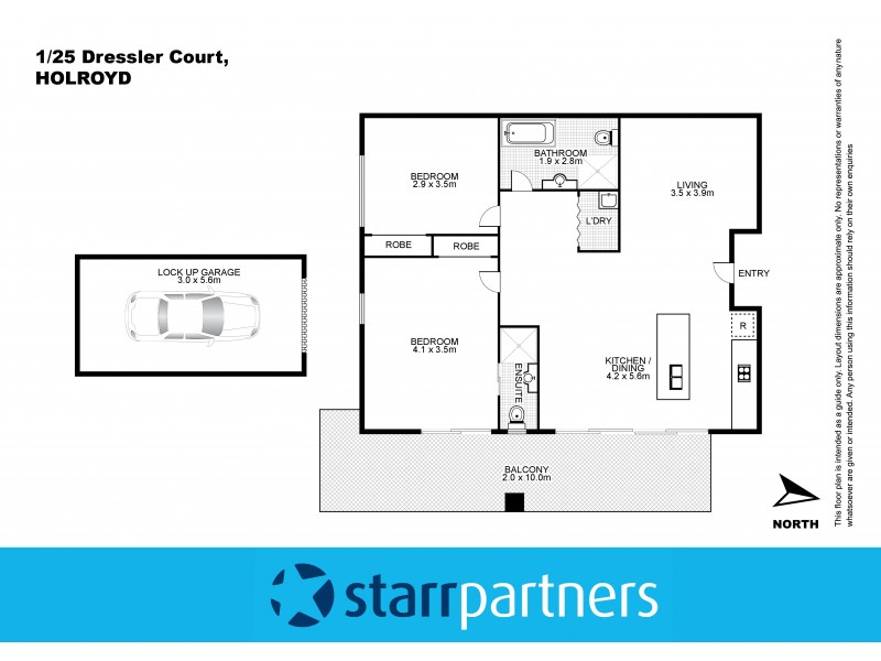 1/25 Dressler Court, Merrylands NSW 2160 Floorplan