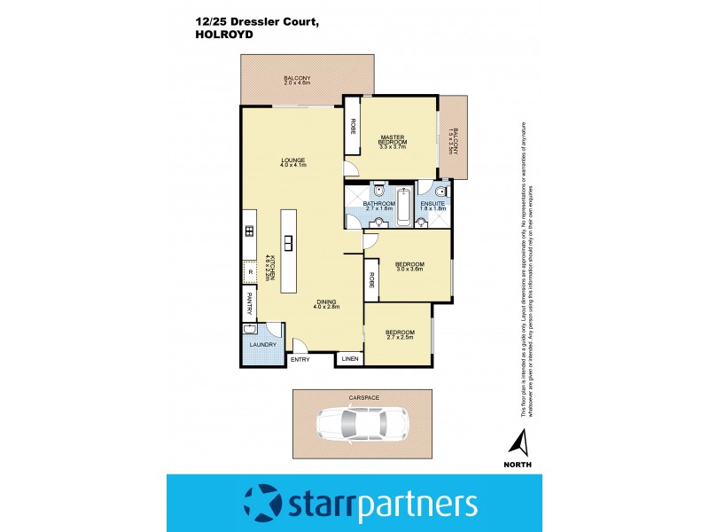 12/25 Dressler Court, Merrylands NSW 2160 Floorplan